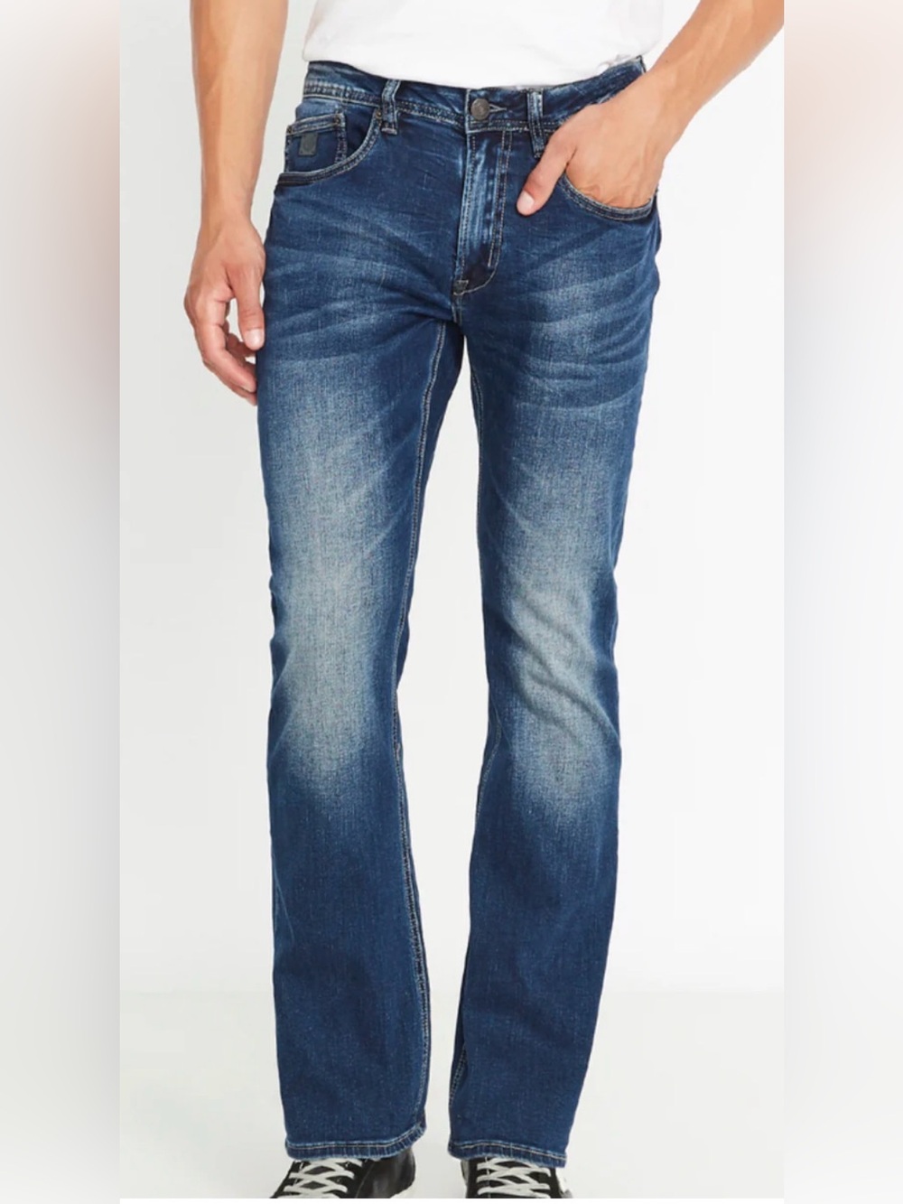 36x32 Men's Buffalo Denim Jeans - King X Basic SLIM BOOT STRETCH